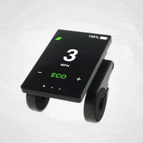 lectric ebikes LCD display and throttle